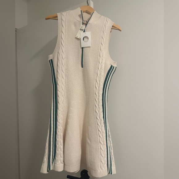 Anthropologie Dresses & Skirts - Anthropologie Daily Practice White and Green Mini Dress New
